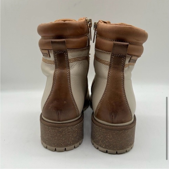 🚨 HIGH QUALITY OOAK TOP GRADE SOFT LEATHER ANKLE BOOTS W/SIDE ZIPPERS PIKOLINOS - Picture 4 of 9